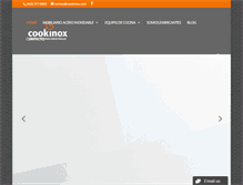Tablet Screenshot of cookinox.com